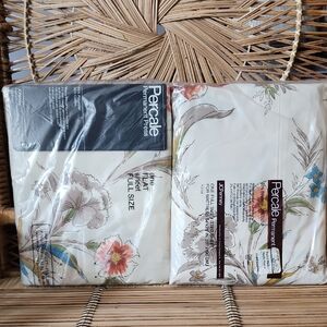 Vintage JCPenney full size flat & fitted sheet set new - Mystic Harbor